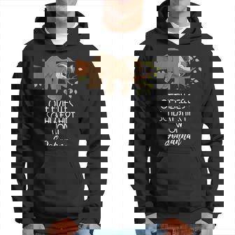 Offizielles Schlafon Johanna Nachthemd Faultier Kapuzenpullover - Geschenkecke