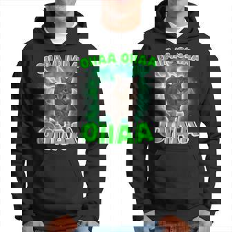 Oiiaa Oiiaa Cat Brain Rediral Spinning Cat Meme S Kapuzenpullover - Geschenkecke