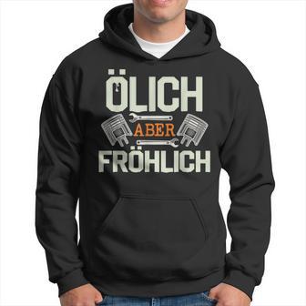 Olich Aber Fröhlich Oil Mechanic Car Screwdriver Kapuzenpullover - Geschenkecke