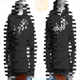 Padre E Hija Lindo Corazón Latido Ecg Papá Sudadera - Regaloses