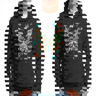 Papillon Signe De Paix Retro 70S 80S Costume Hippie Cadeau Sweat à capuche - Cadeauxyz