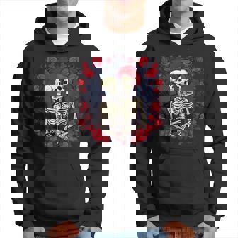 Pareja De Esqueleto Enamorada Para El Día De Sanalentín Sudadera - Regaloses