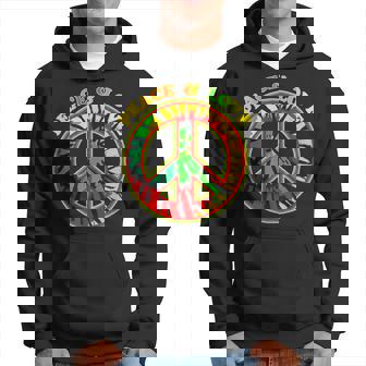 Peace Sign Love Rasta T 60S 70S Tie Dye Hippie Costume Sudadera - Regaloses