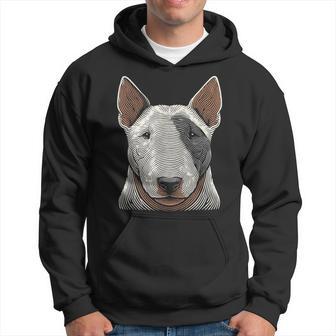 Perro Huella Dactilar Perros Doglover Cachorro Bull Terrier Sudadera - Regaloses