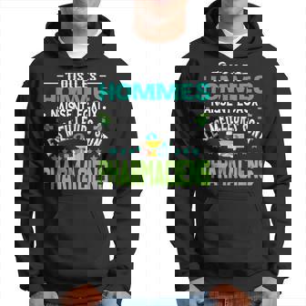 Pharmacien Pharmacie Métier Humour Cadeau Papa Père Homme Sweat à capuche - Cadeauxyz