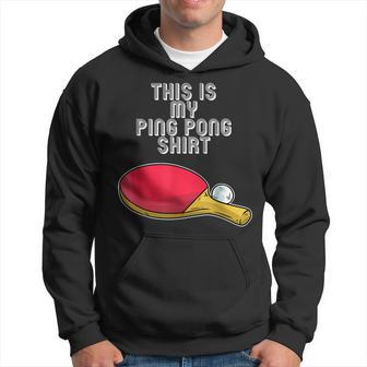 Ping Pong Hobby Table Tennis Slogan Kapuzenpullover - Geschenkecke