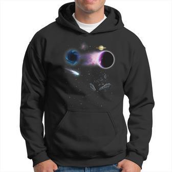 Planets Space Universe Solar System Astronaut Space Kapuzenpullover - Geschenkecke