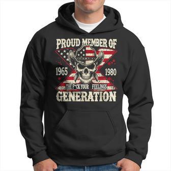 Proud Member Of 1965 1980 Generation Kapuzenpullover - Geschenkecke