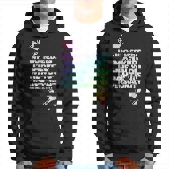Qui A Besoin De Maquillage Avec Une Personnalité Comme Celle-Ci Sweat à capuche - Cadeauxyz
