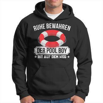 Quiet Keep The Pool Boy Lifeguard Pool Boy Kapuzenpullover - Geschenkecke