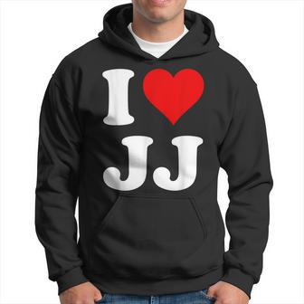 Red Heart I Love Jj Kapuzenpullover - Geschenkecke