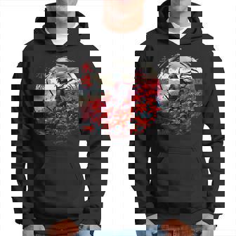 Red Spider Lily En Esthétique Style Grunge Retro Samurai Sweat à capuche - Cadeauxyz