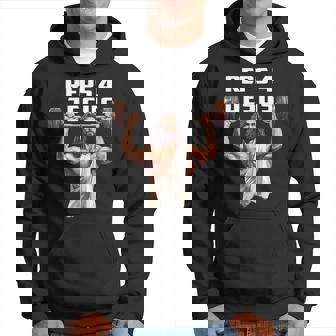 Reps 4 Jesús En El Gimnasio Reps 4 Jesus In The Gym Sin Mangas Sudadera - Regaloses