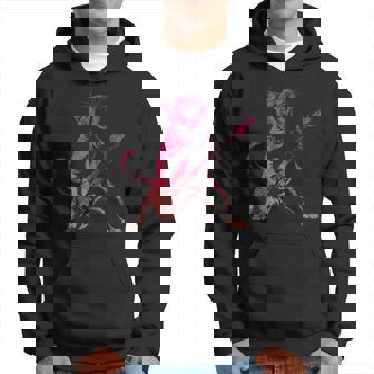 Retro Divertido Gato Rock Tocando La Guitarra Sudadera - Regaloses