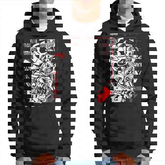 Rétro Oni Cyberpunk Samurai Arts Bushido Warrior Sweat à capuche - Cadeauxyz