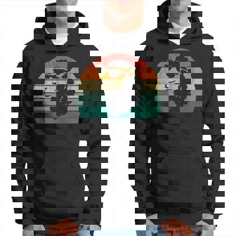 Retro Sheep Multi-Colour Sunset Sheep S Kapuzenpullover - Geschenkecke