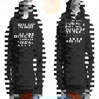 Retrointage Solo Espero Que Ambos Equipos Se Diviertan Sudadera - Regaloses