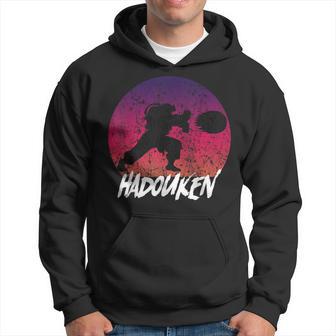 Retrointage Hadouken Fighter Kapuzenpullover - Geschenkecke