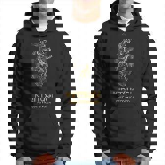 Rise Stronger Kintsugi Japanische Reparatur Keramik Goldenes Herz Kapuzenpullover - Geschenkecke