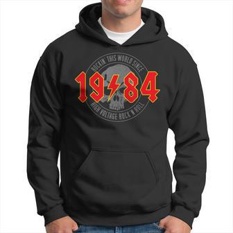 Rock And Roll Heavy Metal 1984Intage Birthday Kapuzenpullover - Geschenkecke