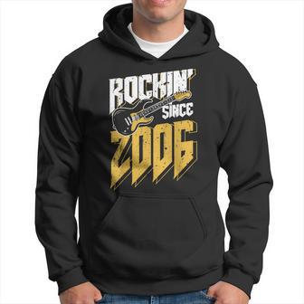 Rockin' Since 2006Intage Rock Music Fan 17Th Birthday Kapuzenpullover - Geschenkecke