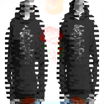 Rose Fleur Esthétique Punk Emoitonal Sweat à capuche - Cadeauxyz