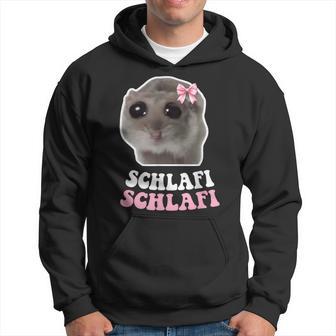 Sad Hamster Hampter Schlafi Schlafi Sad Hamster Meme Kapuzenpullover - Geschenkecke