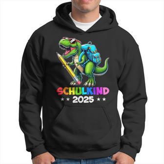 Schulkind 2025 Dino T Rex Jungen Dinosaurier Einschulung Kapuzenpullover - Geschenkecke