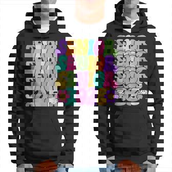 Senior 2025 Retro Class Of 2025 Seniors Graduation 25 Hippie Sweat à capuche - Cadeauxyz