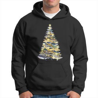 Shark Christmas Tree Xmas Diving Kapuzenpullover - Geschenkecke