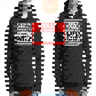 Sheila Hello Hi My Name Is Con Nombre Personalizado Sudadera - Regaloses