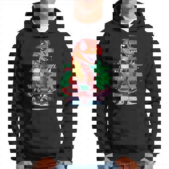 Skateboarding T-Rex Dinosaurios Diseño Niños Y Dinosaurios Sin Mangas Sudadera - Regaloses