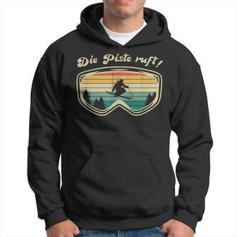 Skifahrer Herrenintage Skifahren Skifahrer Geschenk Kapuzenpullover - Geschenkecke