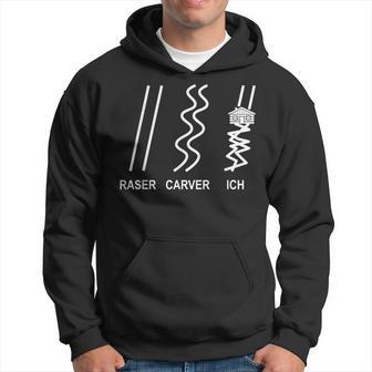 Skiing Raser Carver Ich Après-Ski Kapuzenpullover - Geschenkecke