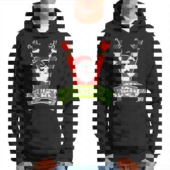 Sleigher Heavy Metal Music Santa Christmas Sudadera - Regaloses