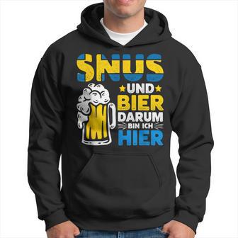 Snus Darum Bin Ich Hier Swedish Chewing Tobacco Kapuzenpullover - Geschenkecke