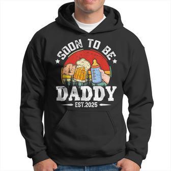 Soon To Be Daddy 2025 Retro Pregnancy Announcement Dad Kapuzenpullover - Geschenkecke