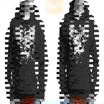 Sphynx Gato Gótico Metal Negro S-Xxxl Esfinge Sin Mangas Sudadera - Regaloses