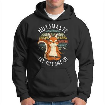 Squirrel Nutsmaste Yoga Meditation Retrointage Kapuzenpullover - Geschenkecke