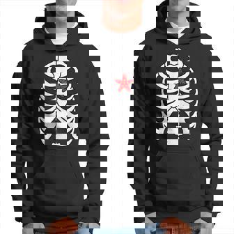 Starfish Lover Bone Rib Squelette J'aime Starfish Sweat à capuche - Cadeauxyz