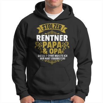 Stolzer Pensioner Papa Grandpa Retirement Pension Kapuzenpullover - Geschenkecke