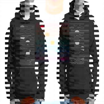 Sunsets Arte De Línea Estilo Retro SintetizadorNew Wave Regalo Sudadera - Regaloses