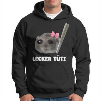 Tasty Tüti X Sad Hamster Meme Grass Bag Cannabis Kapuzenpullover - Geschenkecke