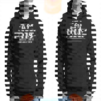 Team Prinz ´ Stolze Familie ´ Surname Kapuzenpullover - Seseable