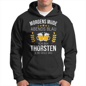 Thorsten Name Idea Birthday Saying Kapuzenpullover - Geschenkecke