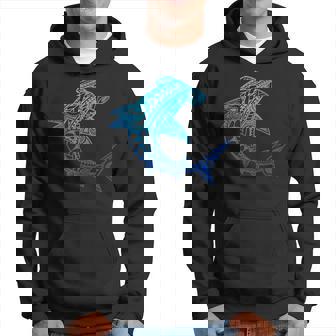 Tiburón De Estilo Tribal Hawaiano Para Amantes De La Playa Hawaiana Sudadera - Regaloses