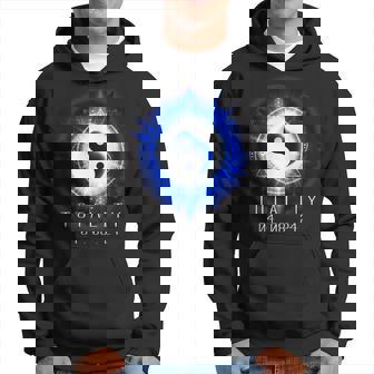 Totality Solar Eclipse 2024 Bleu Yin Yang Duality Sweat à capuche - Cadeauxyz