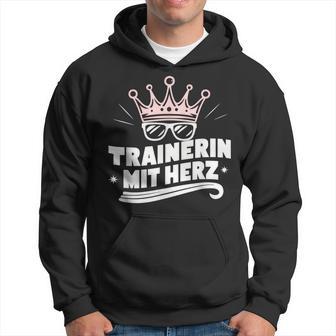 Trainer With Heart Fitness Dance Football Farewell Kapuzenpullover - Geschenkecke