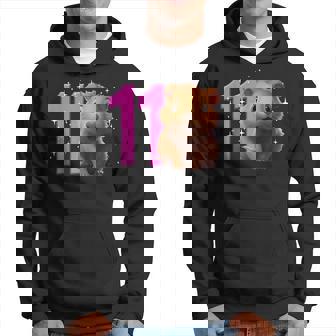 Traje De Fiesta De Capybara De 11 Cumpleaños Para Niñas Eleven Capybara 11 Sudadera - Regaloses