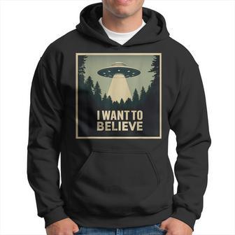Un Divertido Encuentro De Ensueño Con Ufo Craftintage Con I Want To Believe Sudadera - Regaloses